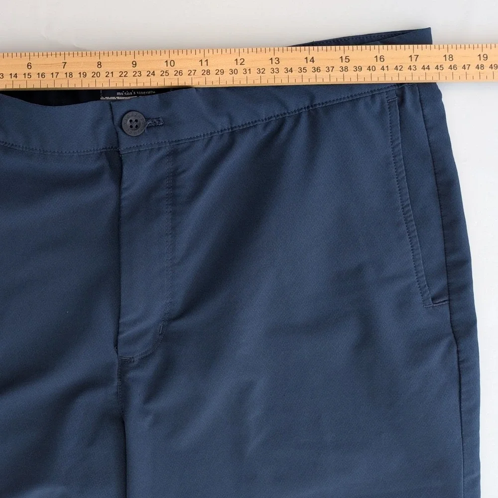 Vineyard Vines Performance‎ On-The-Go Shorts Mens 35 Navy Stretch 7.5 Golf